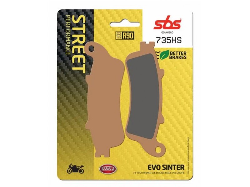 Гальмівні колодки SBS Performance Brake Pads / HHP, Sinter 735HS